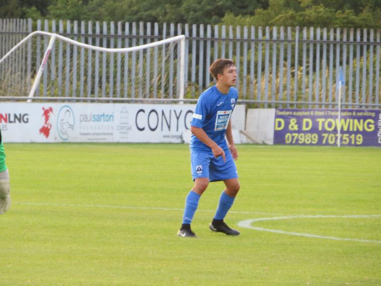 Ben Fawcett - three well-taken goals Ben Fawcett - three well-taken goals